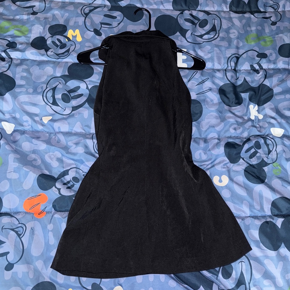 Forever 21 Black Collared Button Down Tank Top Vest Capsule Wardrobe - Picture 3 of 4